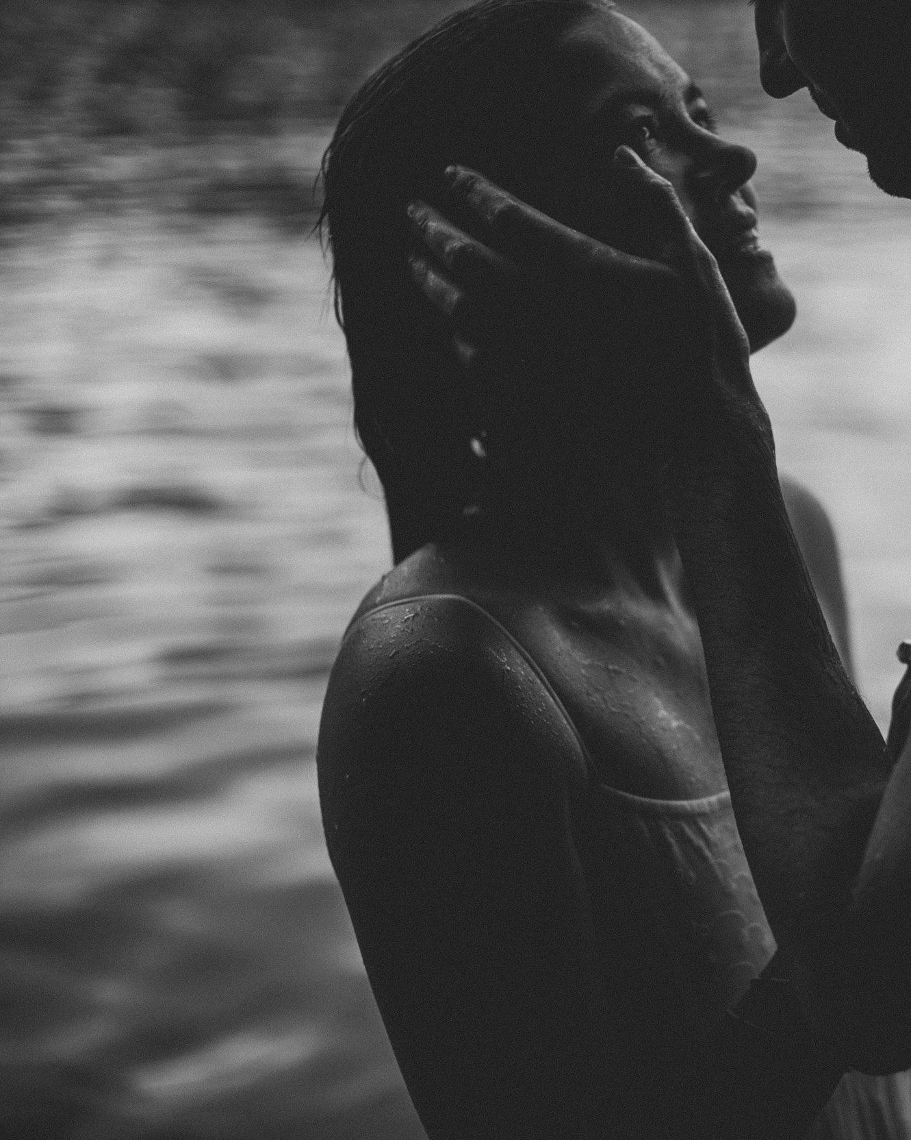 Couple by the lake